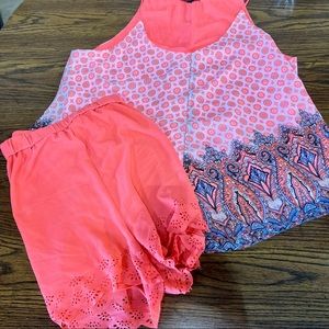 Plus size tank and shorts set size 3